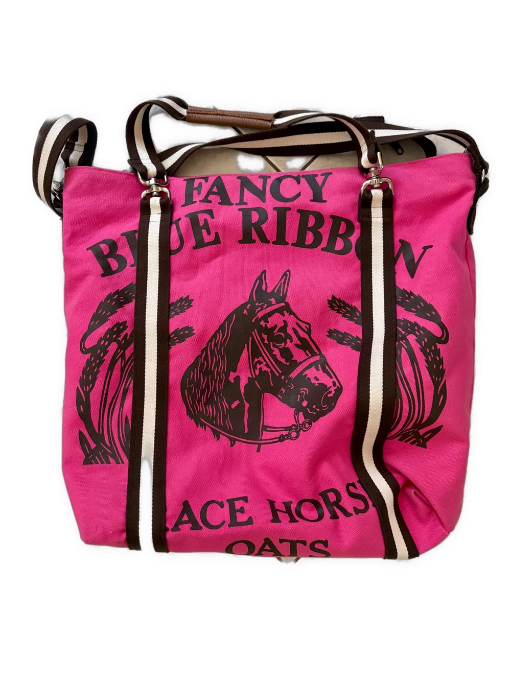Rebecca Ray Vintage blue ribbon tote